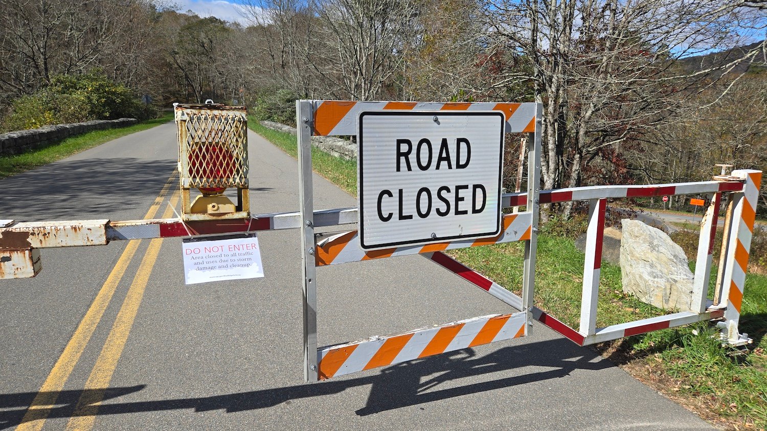 While sections of the Blue Ridge Parkway in North Carolina are being reopened, the economic damage to towns along the parkway won't be as easily overcome/Kim O'Connell