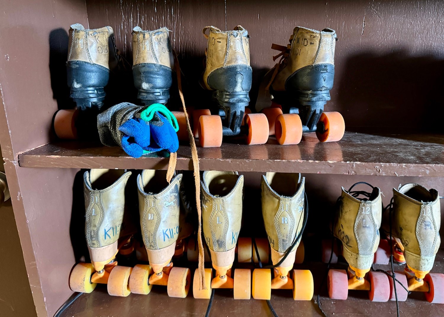 It's free to borrow roller skates (with I.D.) at Anacostia Park in the southside of Washington, D.C.