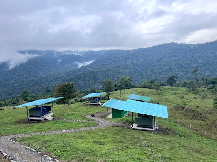 Tent platforms along the Camino de Costa Rica let you gaze into Barbilla National Park/Rita Beamish Tent platforms along the Camino de Costa Rica let you gaze into Barbilla National Park/Rita Beamish