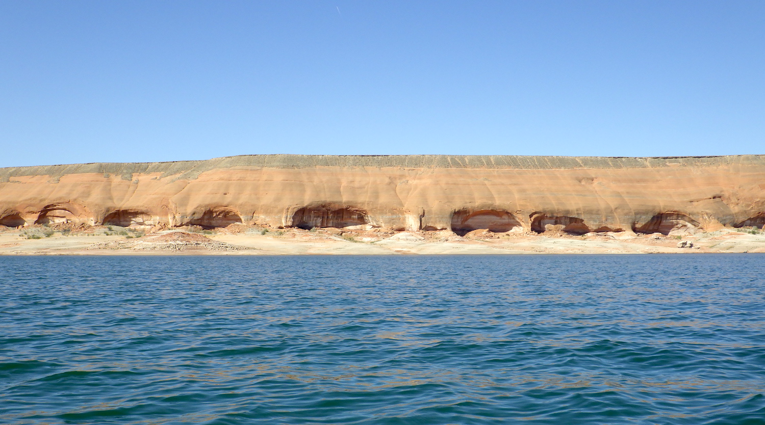 The loss of houseboat business at Lake Powell due to the long-running drought has been devastating to Page, Arizona's economy/Kurt Repanshek