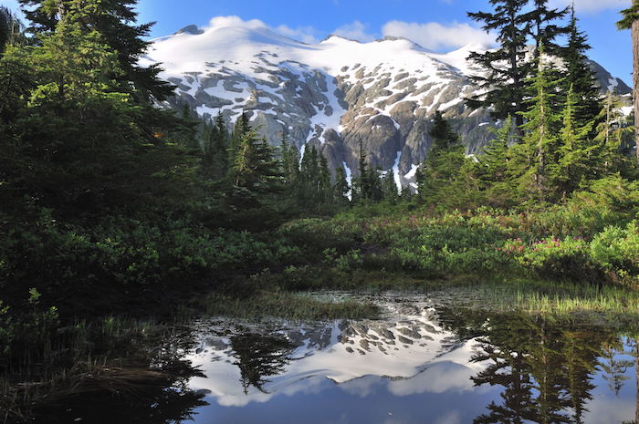 Ruth Mountain from Hannegan Camp, North Cascades NP/Michael Lanza