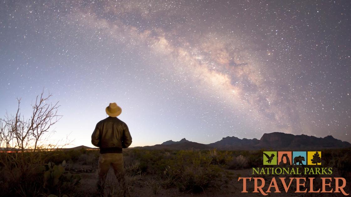 Exploring the night sky over national parks.