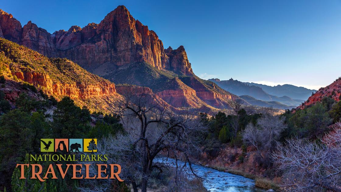 A Winter Sunset In Zion National Park, photo by Rebecca Latson