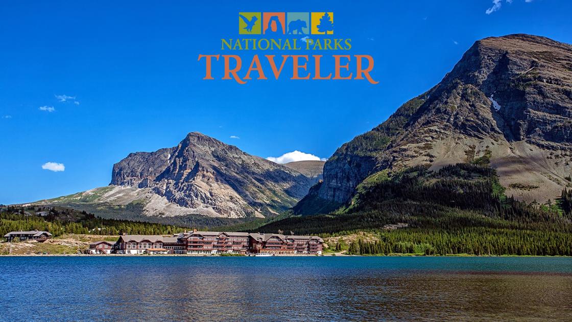 A View Of The Many Glacier Hotel Across Swiftcurrent Lake. Rebecca Latson Photo.