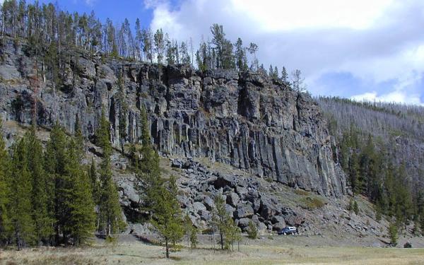 Obsidian Cliff, Yellowstone National Park