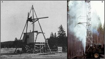 Research drilling in Yellowstone National Park