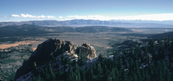 View looking northeastward across Long Valley&nbsp;Caldera&nbsp;to Glass Mountain