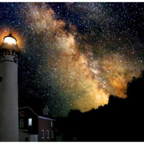 Milky Way over Apostle Islands