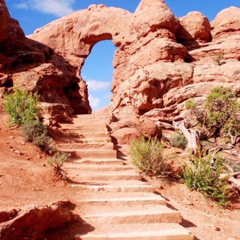 Turret Arch, Arches National Park, copyright Kurt Repanshek