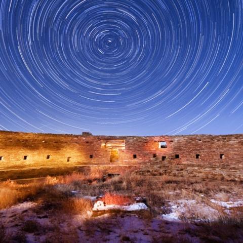 Time-lapse over Chaco Culture National Historical Park, copyright Tyler Nordgren