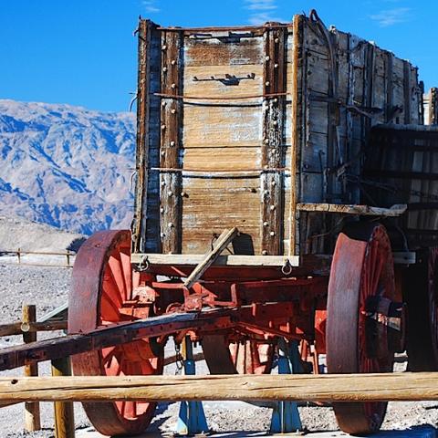 Borax Wagons, copyright Kurt Repanshek