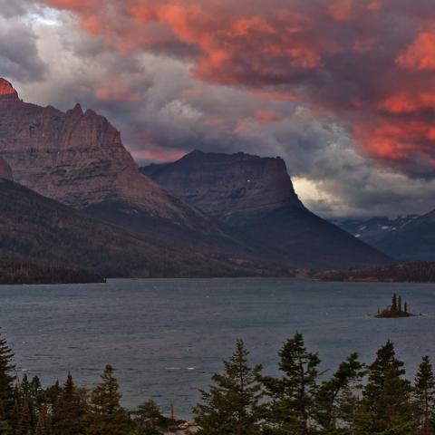 Goose Island, Glacier National Park, copyright Chris Soukup