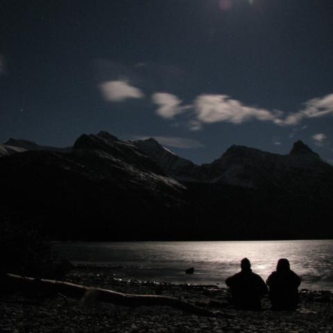 Moonlight on Elizabeth Lake; Matt Carey photo.