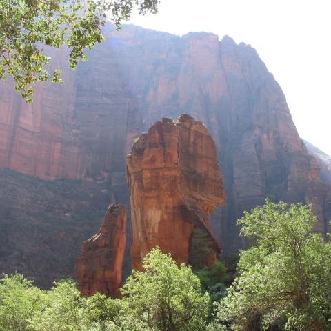 The Alter and the Pulpit in Zion National Park; Ken Lund photo.