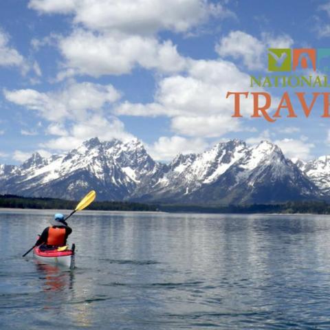 Sea Kayaking On Jackson Lake in Grand Teton National Park