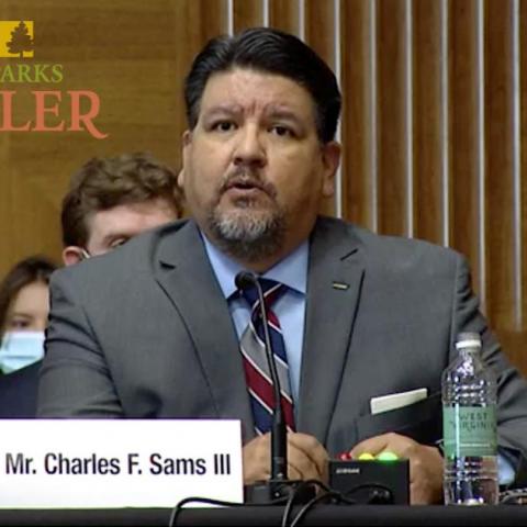 Charles Sams, National Park Service director.