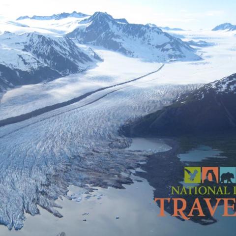 Kenai Fjord's glaciers and how climate change is impacted them.