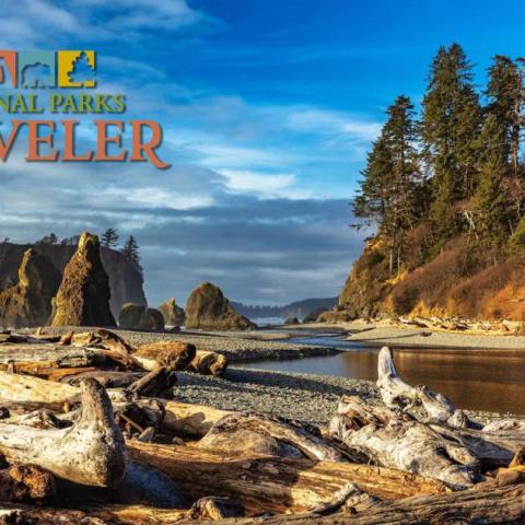 An image of Ruby Beach in Olympic National Park