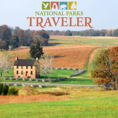 A photo of a stone house near Manassas National Battlefield in Virginia