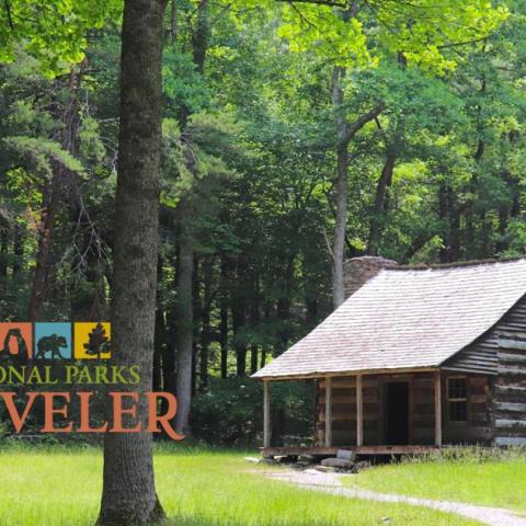 Carter Shields cabin in Great Smoky Mountains National Park. NPS photo.