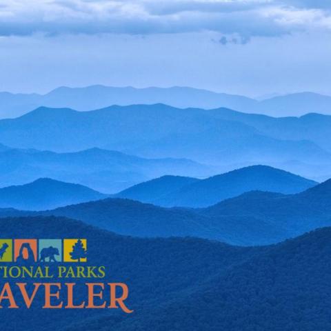 NPS Photo of the Blue Ridge Parkway at sunset, by David Smart