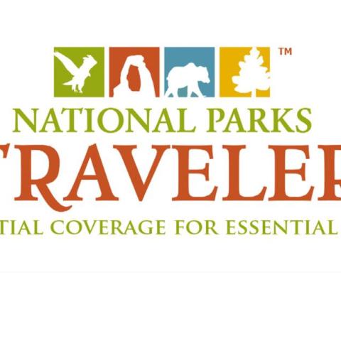 National Parks Traveler logo with slogan Essential Coverage for Essential Places