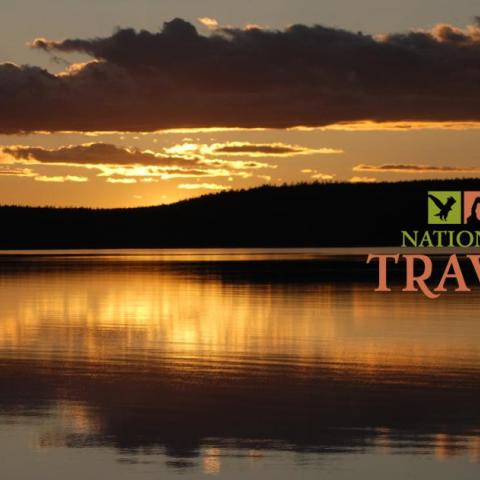 Sunset at the Flat Mountain Arm of Yellowstone Lake. Photo by Kurt Repanshek.