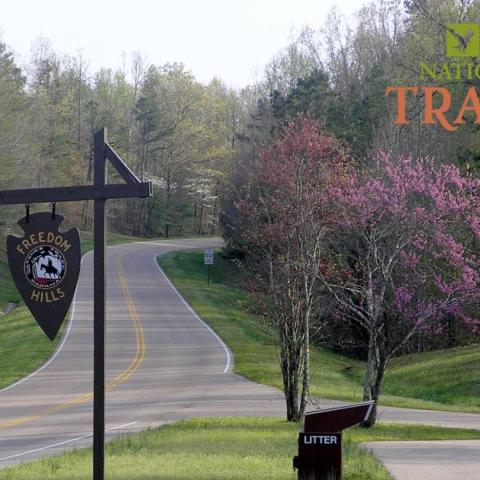 Freedom Hills Overlook at the Natchez Trace Parkway. NPS Photo.