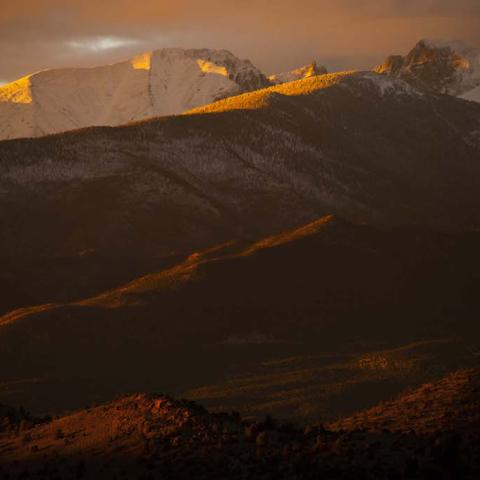 A golden sunrise at Great Basin National Park/Patrick Cone