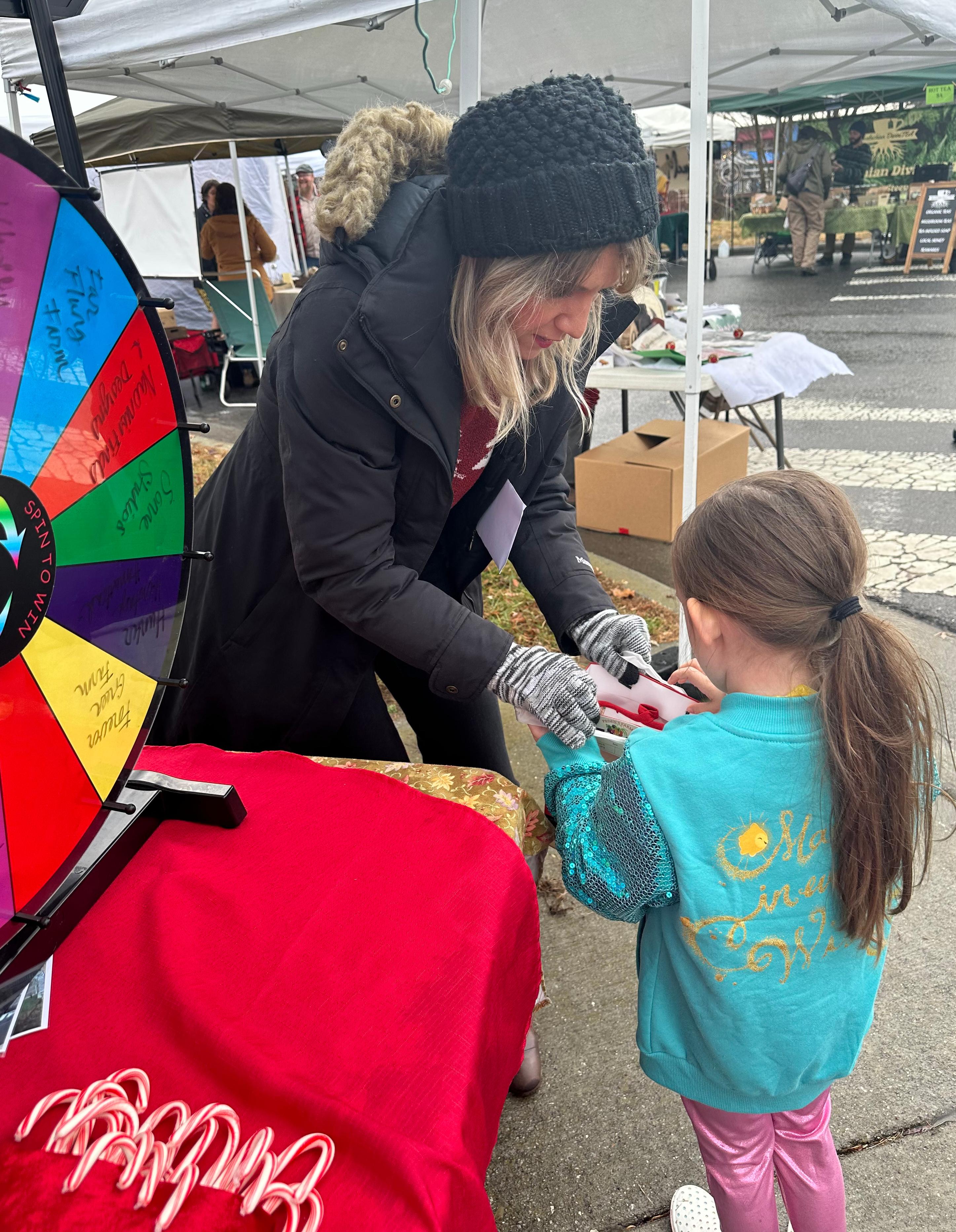 Aimee Sylvester at Mill Town Farmers Market