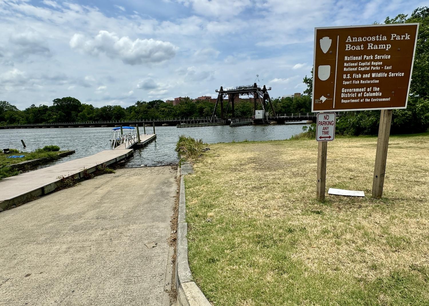 You can't swim or eat fish from the Anacostia River, but you can use the NPS boat lamp to explore the freshwater tidal river by kayak or boat.