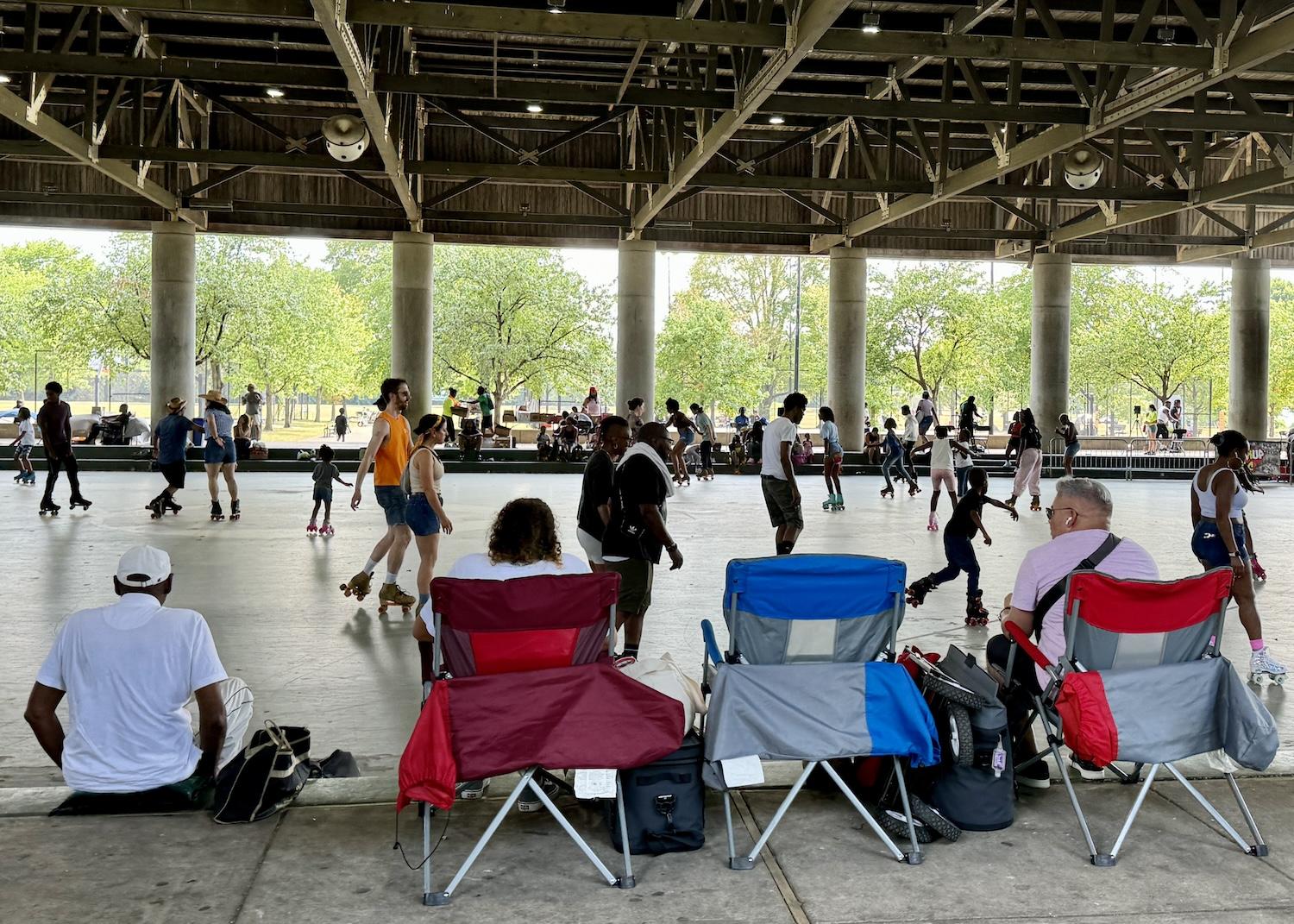 There is funding to do some rehabilitation of the Anacostia Park Skating Pavilion.