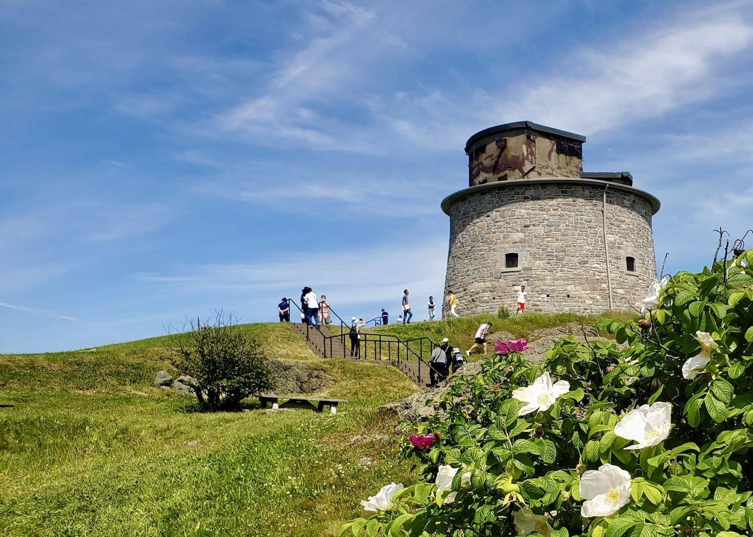 A concrete addition to the top of Carleton Martello Tower during World War II put significant stress on the heritage building.