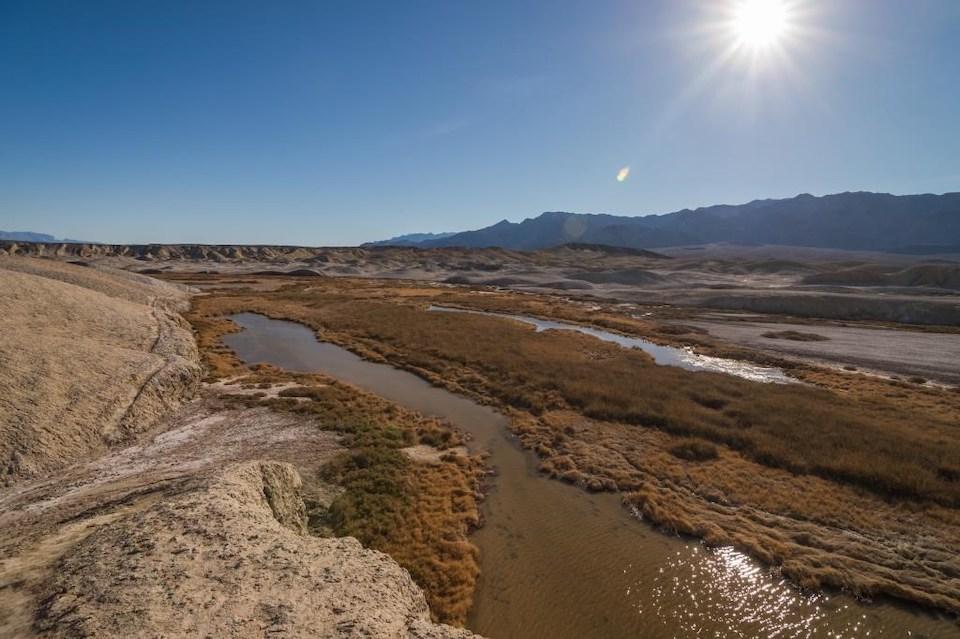 Salt Creek, shown here in February 2017, offers some of the best birding in Death Valley and his home to a rare pupfish/NPS