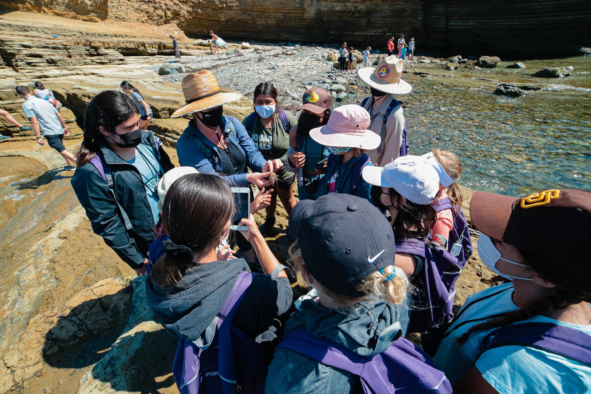 EcoLogik campers at Cabrillo National Monument