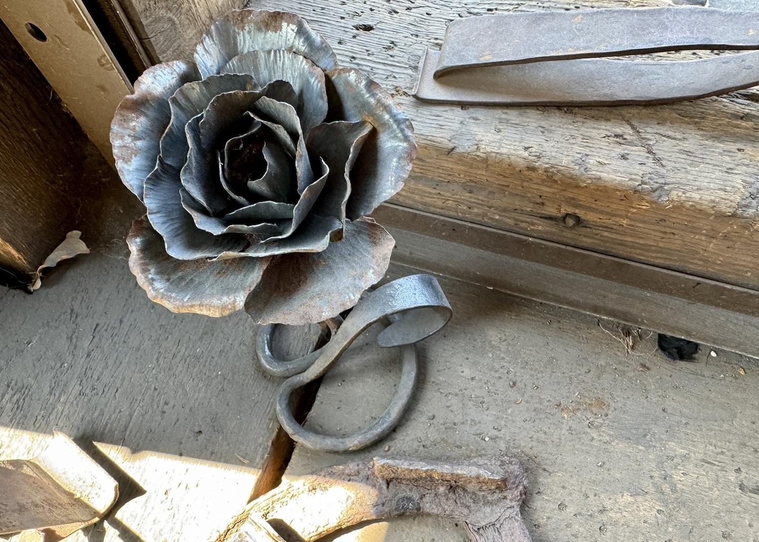 They may not have been made in Fort Langley during the fur trade era, but decorative roses are now a hit with visitors.