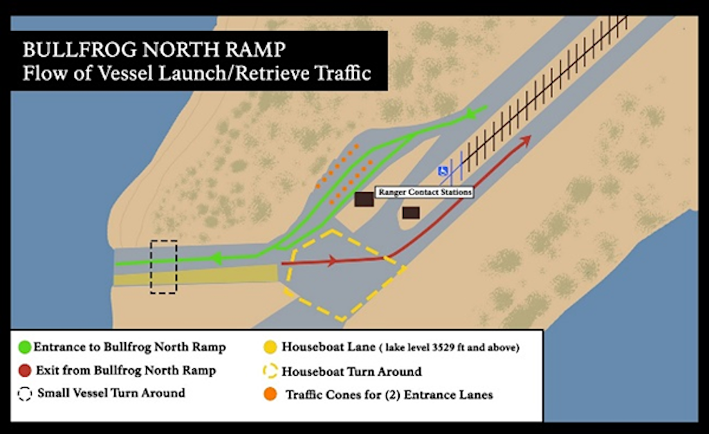 Bullfrog ramp map/NPS