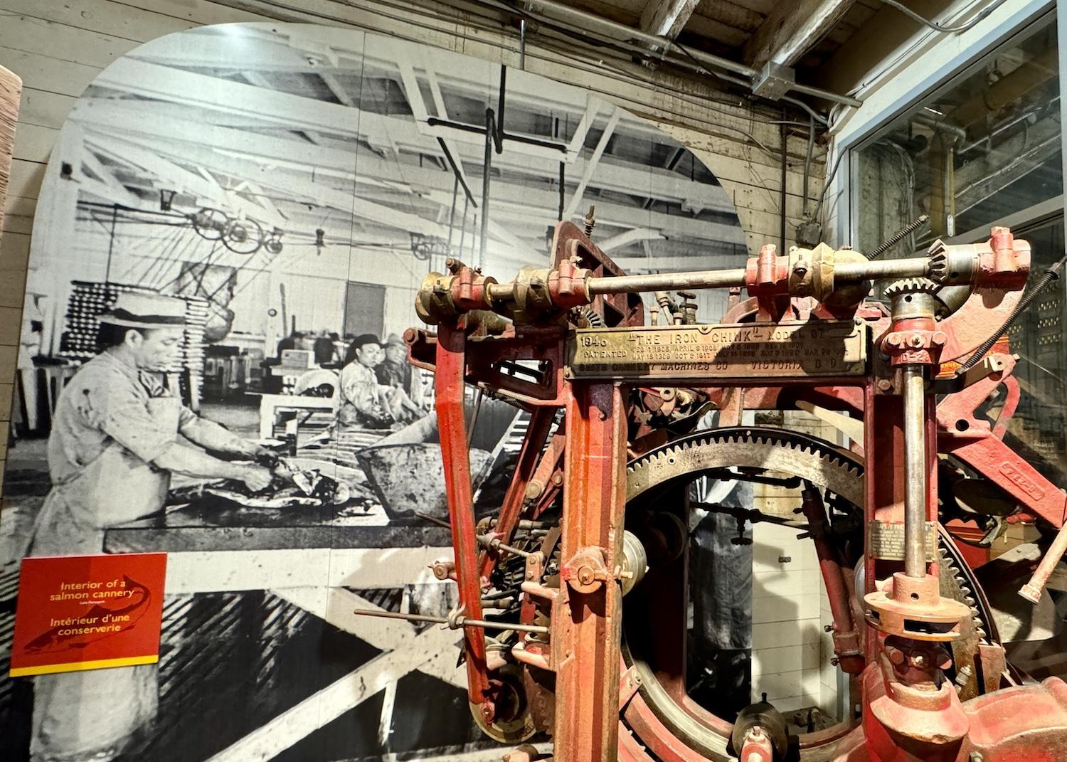 At the request of the Chinese-Canadian community, a salmon cannery machine marketed using a racial slur is on display at the Gulf of Georgia Cannery so it can speak to racism and discrimination.