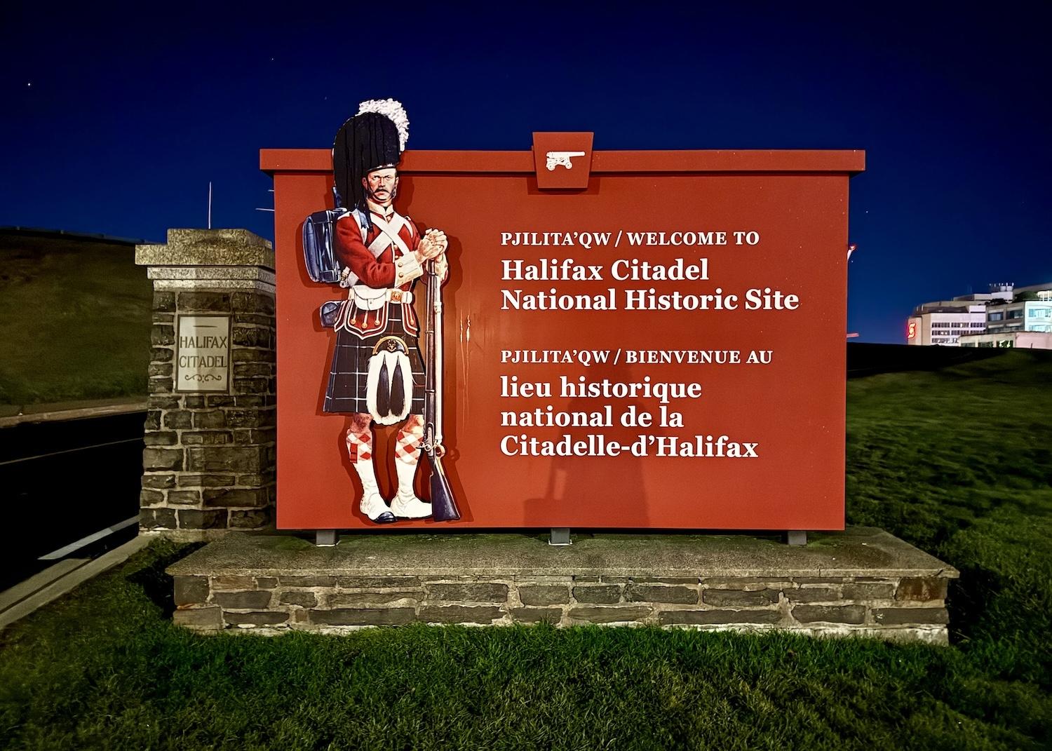 Halifax Citadel National Historic Site looms over downtown Halifax.