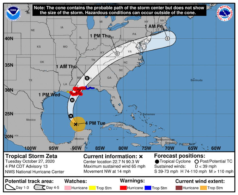 Hurricane Zeta was forcing more National Park System units to close in advance of the storm.