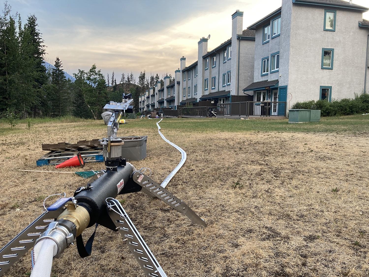 Crews have been fighting a wildfire in Jasper National Park all week.