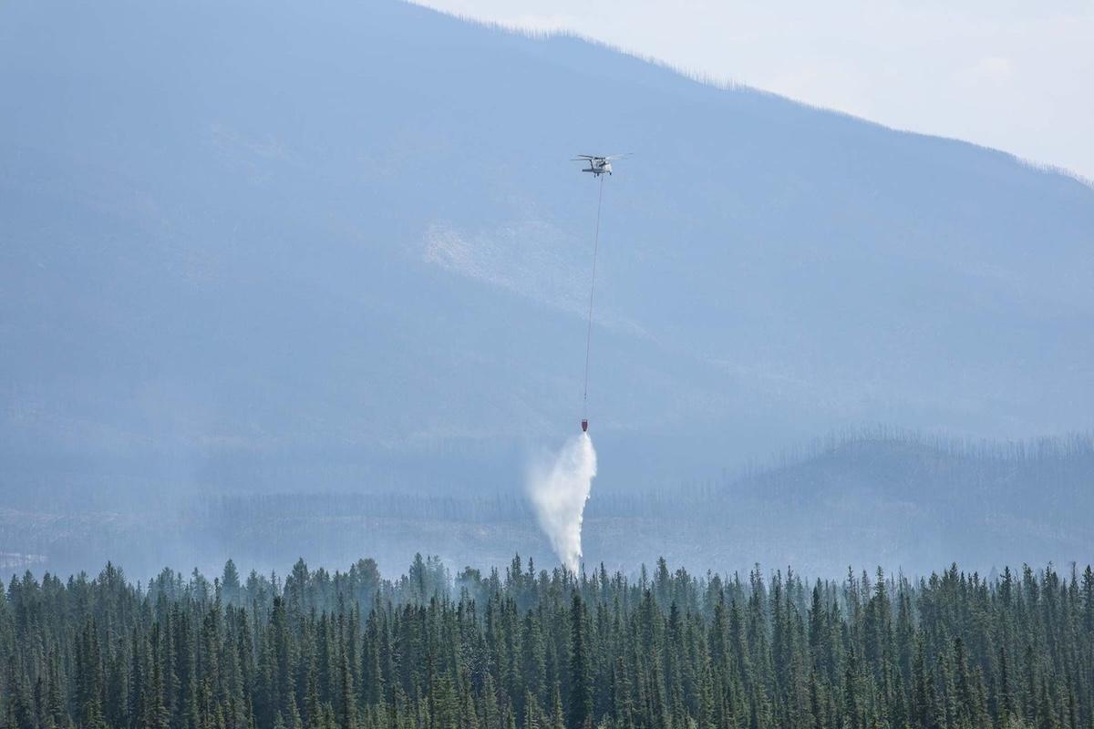 The Jasper Wildfire Complex remains out of control.