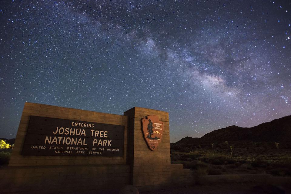 Joshua Tree National Park entrance sign/NPS, Lian Law