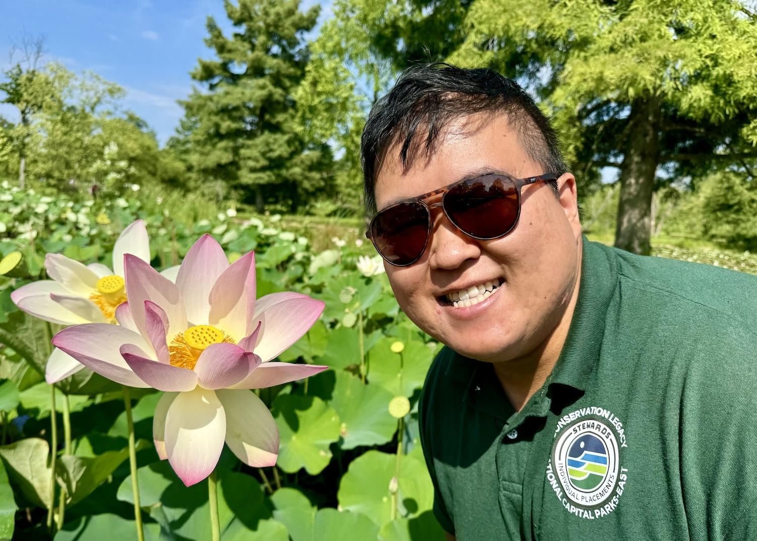 Solomon Jeong is a Conservation Legacy intern park ranger at Kenilworth Park & Aquatic Gardens.