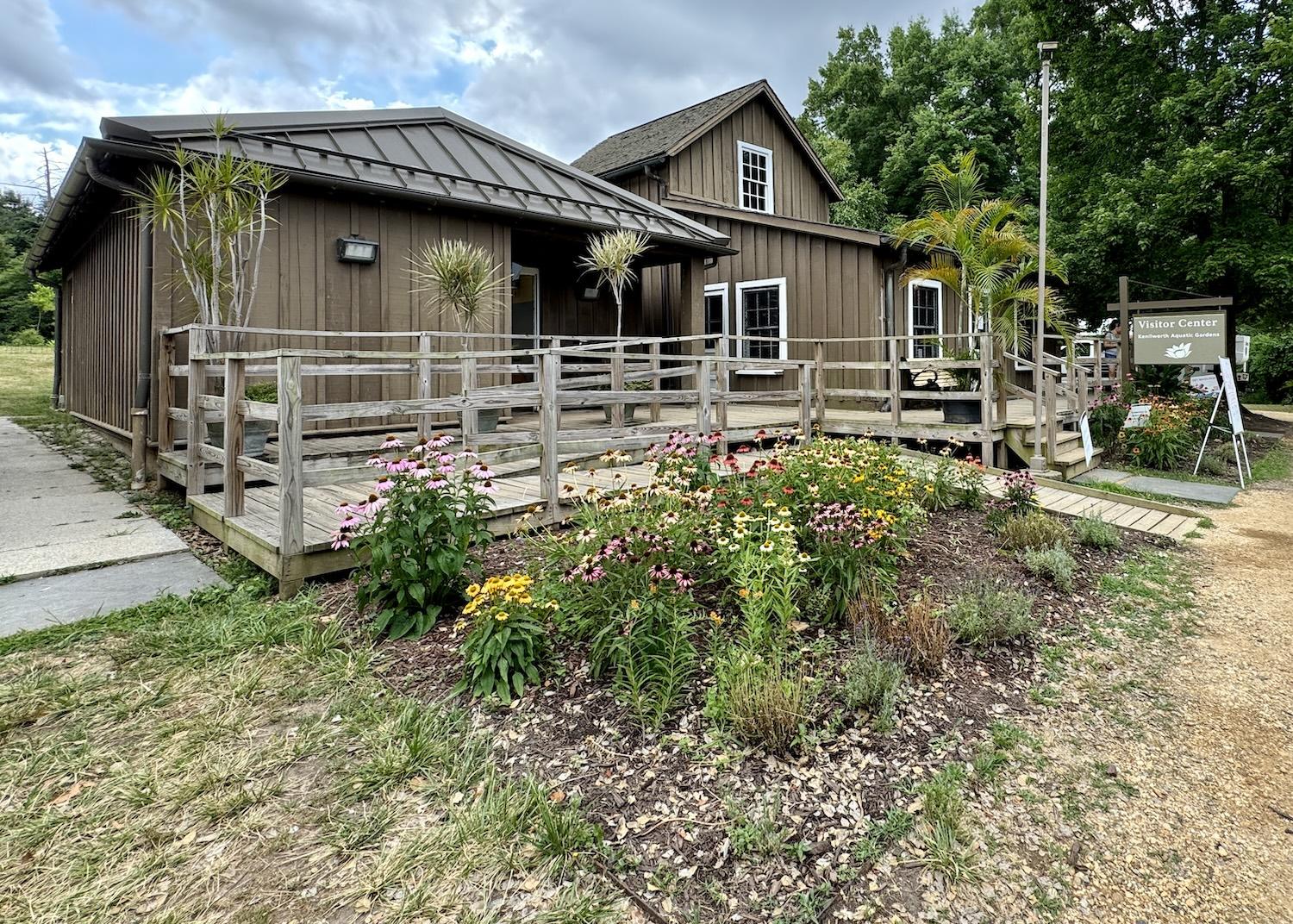 Kenilworth Park's visitor center started out as the office for Shaw Gardens.