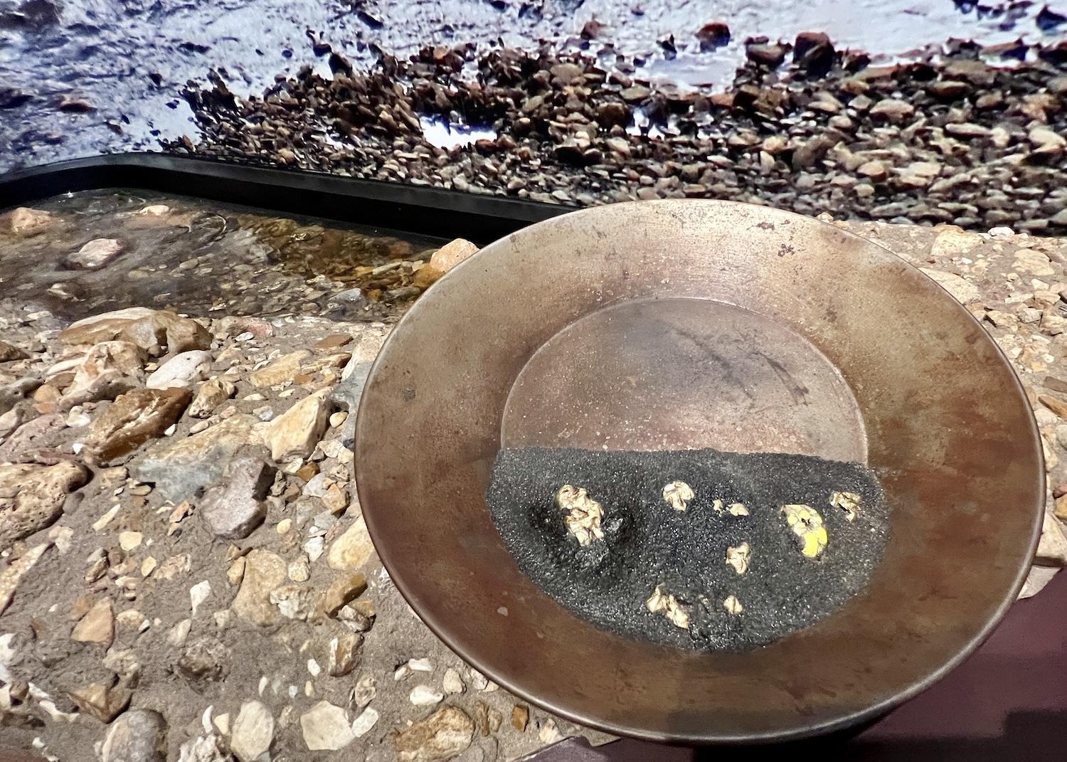Panning was known as the "poor man's method" since nearly anyone could afford a gold pan.
