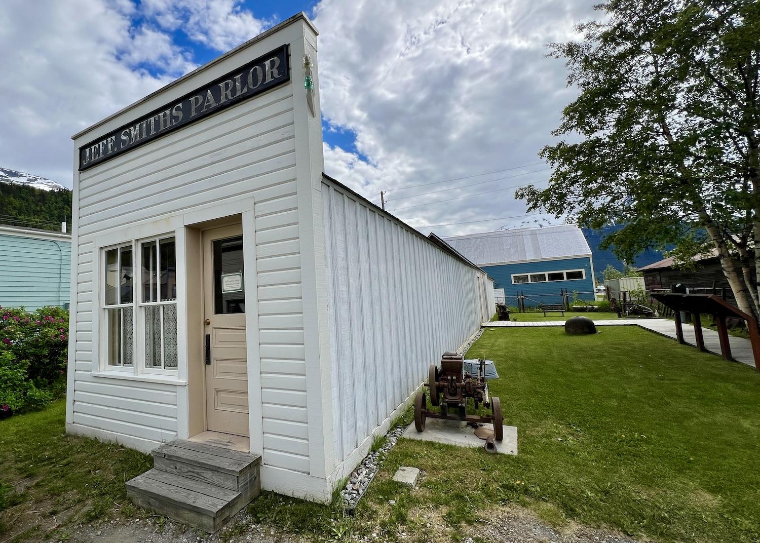 The NPS only offers guided tours of the Jeff. Smiths Parlor Museum in Skagway. It's connected to a notorious outlaw.