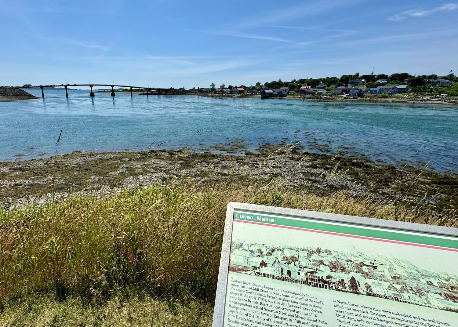 Standing in New Brunswick in Roosevelt Campobello International Park, you can see how close Lubec, Maine is.