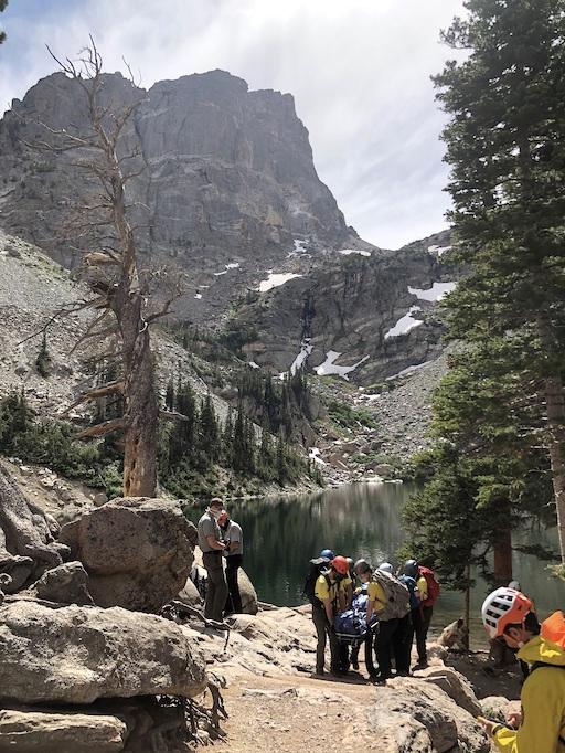 A Missouri man shot himself in his leg when he set down his backpack, which was carrying a handgun, on a rock/NPS