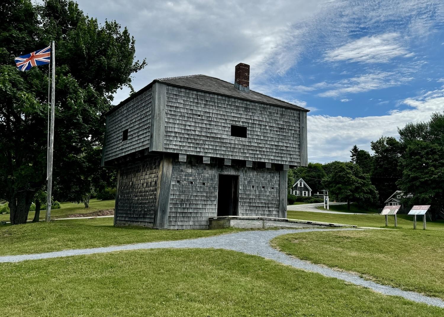 The blockhouse is the focal point of St. Andrews Blockhouse National Historic Site, but it's just steps from a small but important pollinator garden.